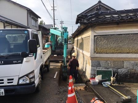 石川県で道路改良工事を施工しました。